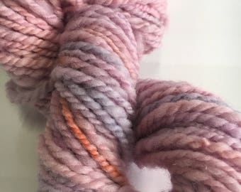 Handspun hand dyed yarn wool 50 metres