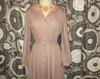 Vintage Polk a dot dress
