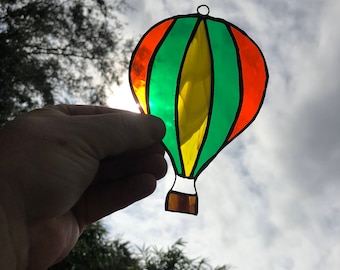 Hot Air Balloon Suncatcher / Ornament