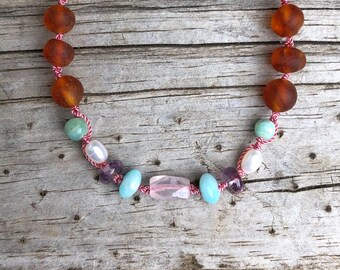 Palmer Amber Teething Necklace