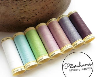 Gutermann 7 Spool Set (100m each) Polyester Sew-All Thread - Notting Hill London Collection