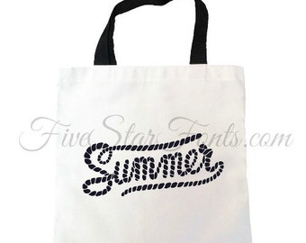 Summer Rope Embroidery Design