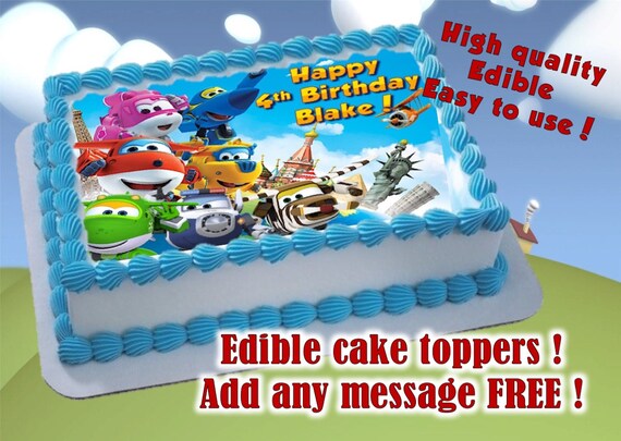 super wings cake toppers frame edible print sugar sheet sugar sheet cake toppers