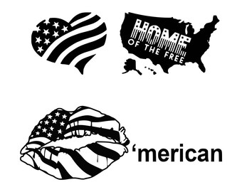 Download American Flag SVG / Lips SVG / 4th of July SVG / Patriotic svg
