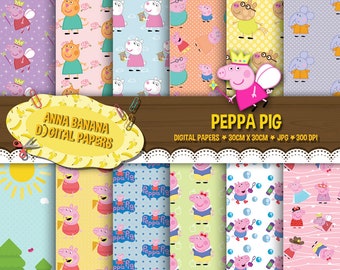 Peppa Pig 1 Digital Paper