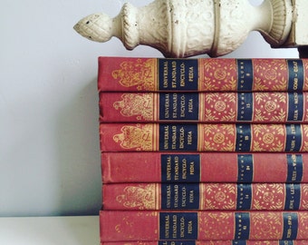 Pink Books Instant Library Collection by Color Photography Props Vintage Decorative Books Shabby Chic Pastel