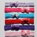 Wholesale 6x Newborn Baby Headband Bow Lace Elastic Girl Hair Band Photo Prop Free Postage