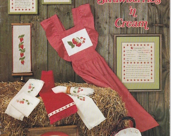 Strawberries n Cream Counted Cross Stitch Designs Cross Stitch Counter