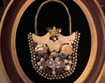 Handmade jewelry collage
