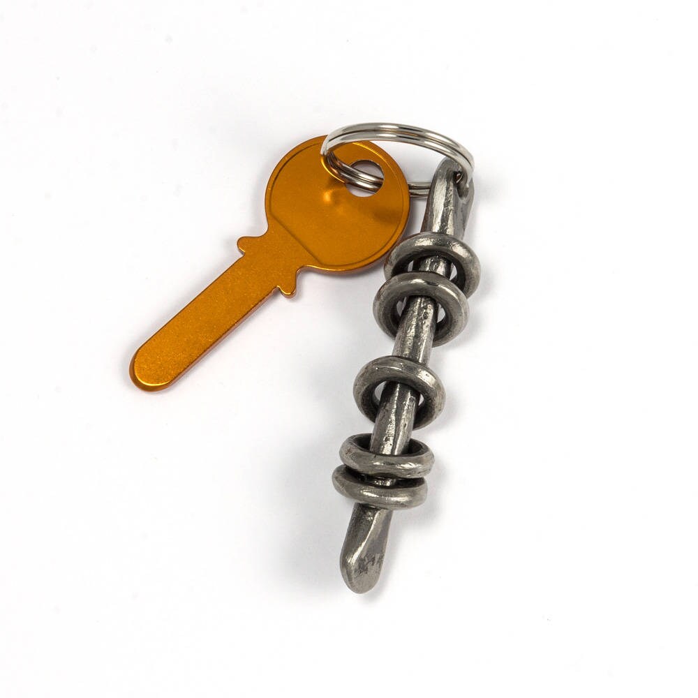 iron keychain Blacksmith made Design keychain