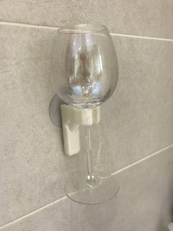 Bath Shower Wine Glass Holder Bathroom
