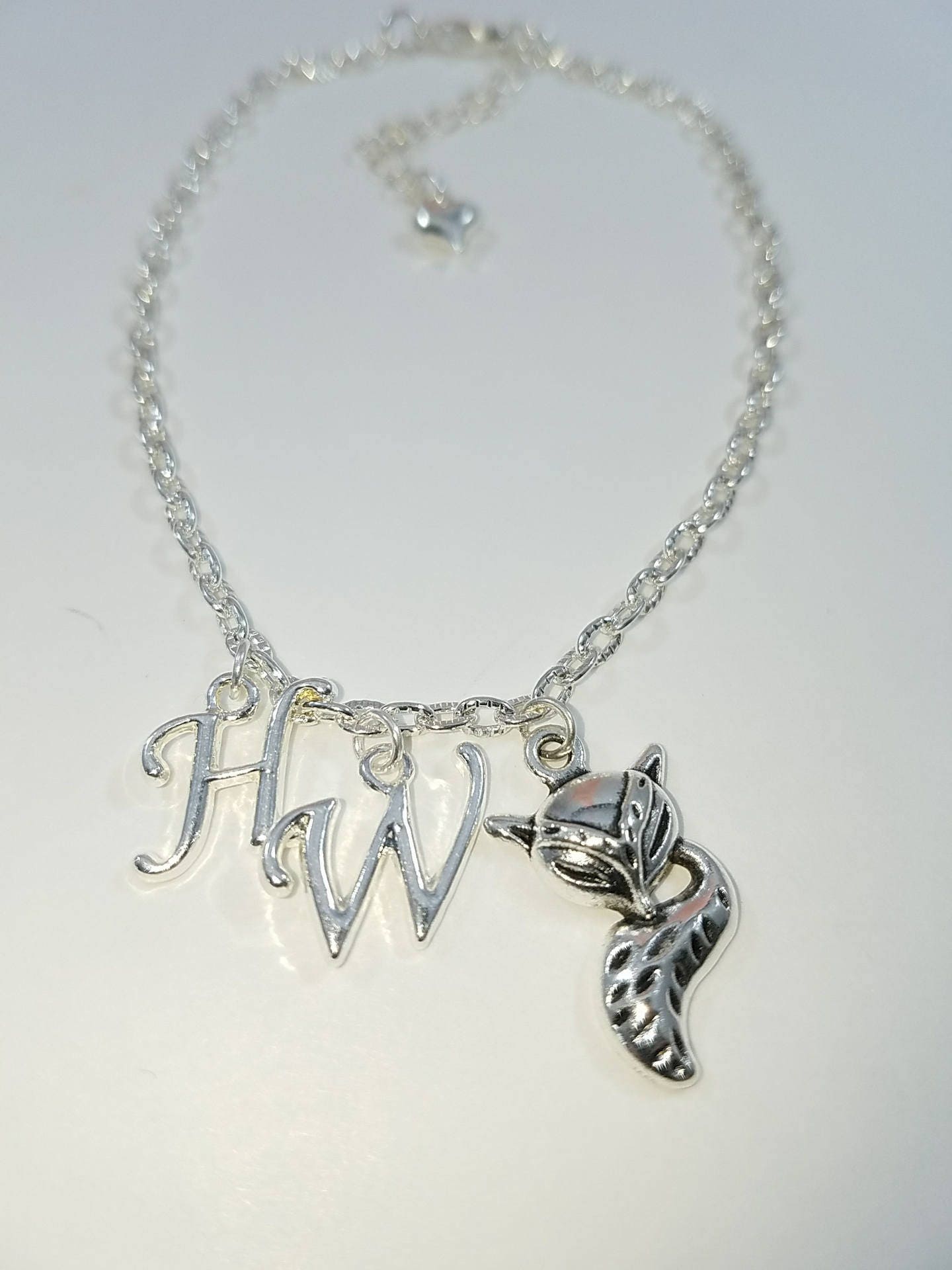 Vixen Hotwife Anklet Initial Jewelry Personalized Jewelry