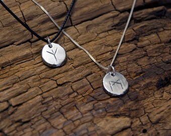 Solid Silver Rune Charms/Pendants
