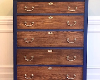 SOLD! Antique 5 Drawer Chest or Dresser