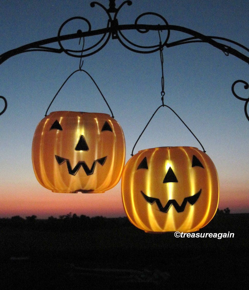 Solar Halloween Decorations
 Solar Jack o Lanterns 2 Pumpkin Solar Lights Outdoor Halloween