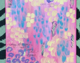 Original Art Mixed Media Painting Dreams