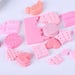 5 cabochon fake pink kawaii cupcake