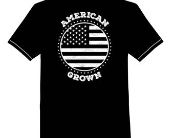 American Grown design flag t-shirt