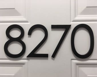 4 inch Magnetic Modern Numbers Letters for doors, houses, mailboxes, address