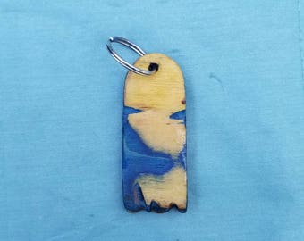 Recycled Skateboard Keychains