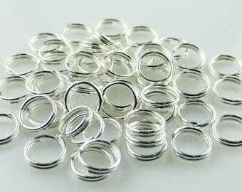 120 pcs 10mm Split Double Jump Rings