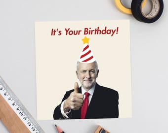 Jeremy Corbyn Birthday Card