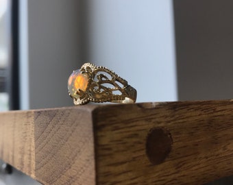 Vintage Style Opal Ring