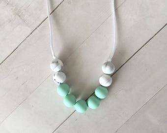 Teething Necklace, Silicone Teething Necklace