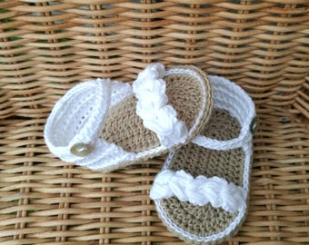 Handmade Baby crochet Sandals shoes