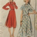 Butterick 5416 misses flared dress size 10 bust 32 1/2 vintage 1970's sewing pattern