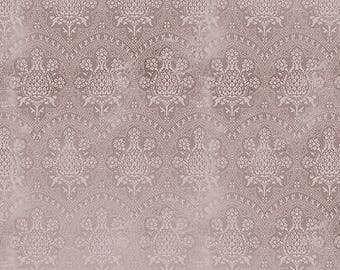 Santoro, Gorjuss, Letters from the Heart, Lace Damask Gray Cotton Woven