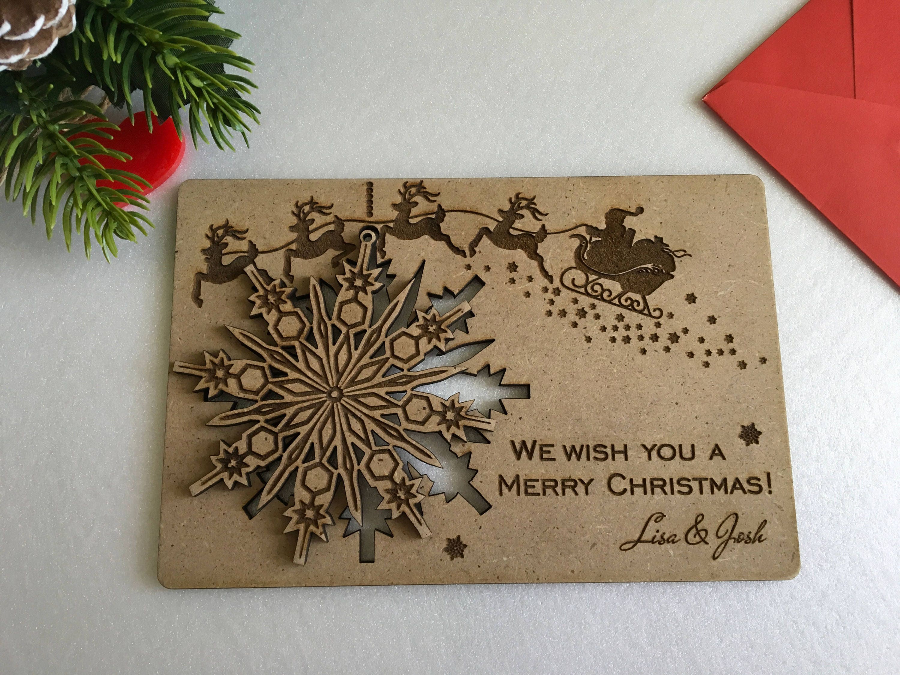 ornament christmas cards