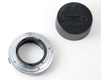 Contax / Yashica Mount Tamron Adaptall 2 Coverter with End Cap C/Y Mount Lens Adapter