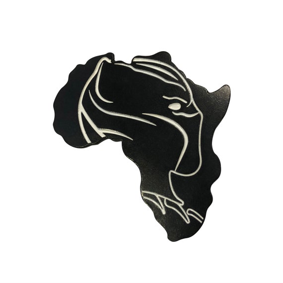 Wakanda BLACK PANTHER t'challa killmonger marvel comics infinity war metal enamel pin
