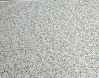 Seasons Greetings Fancy Swirls Cotton Fabric from Fabri-Quilt