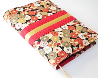 A5 'Kimono' Planner Cover, Diary, Journal, Notebook Cover, Removable Fabric Cover, Fits Hobonichi Cousin, Japanese Cotton Fabric, UK Seller