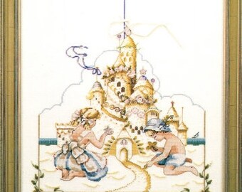 LAST ONES! Coming Soon! MIRABILiA Seaside Kingdom counted cross stitch patterns INCLUDES embellishmentsat thecottageneedle.com Summer Beach