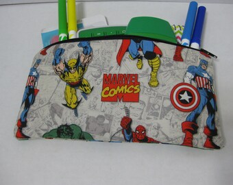 Marvel étui à crayon comique Super héros.