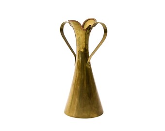 Imperial Russian, Double Handled, Brass Ewer Vase