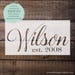 Personalized Name STENCIL or DECAL / One-Time Use Adhesive Vinyl Stencil / Reverse Vinyl Stencil / Vinyl Decal