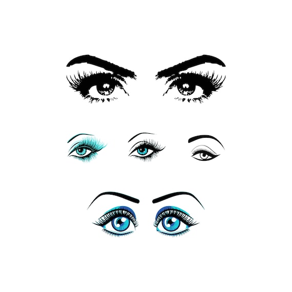 Download Eyelashes svg Makeup svg Eyes svg Makeup eyes svg Stylist svg