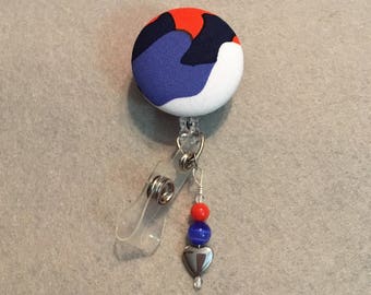 Auburn Tigers Camo Retractable Badge Reel
