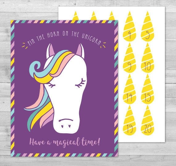 Sizzling image with pin the horn on the unicorn printable Crafty image in pin the horn on the unicorn printable