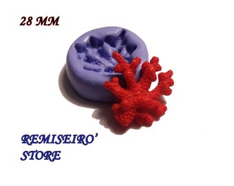 Moule marin barrière de corail 28 mm en silicone artisanal