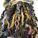 Teeswater Locks, Extra Long, Dyed, Wool, Tailspinning, 1 ounce, Doll Hair, Spin, Felt, Fleece, Blustery Day