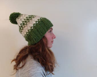 Kose Fair Isle Women’s Slouchy Pom Pom Hat