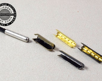 Aglets Metal End Tips, Cord end Tips, Hoodie End Tips.(one aglet) (1653)