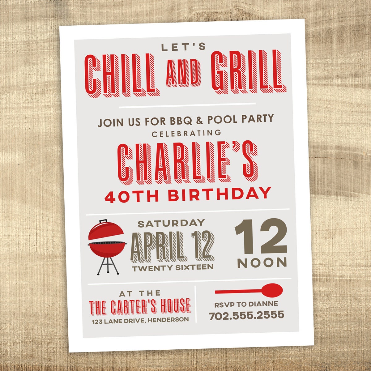 summer bbq invitations