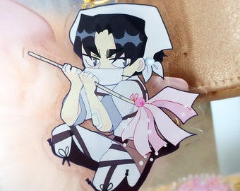 Attack on Titan Captain Levi Anime double-sided Acrylic Keychain Charm