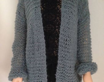 Hand knitted oversized Cardigan